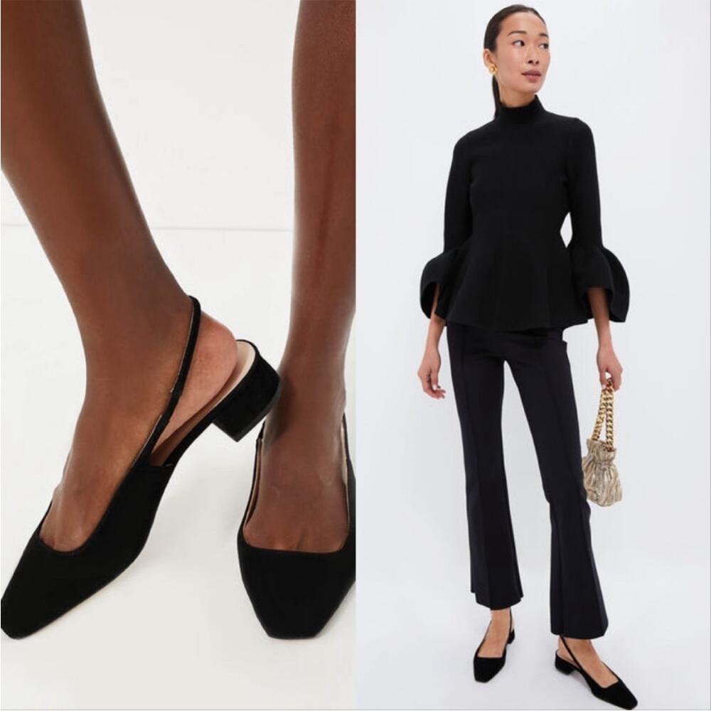 Tuckernuck Black Slingback Flats